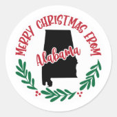 Vakantie Sticker uit Alabama (Voorkant)