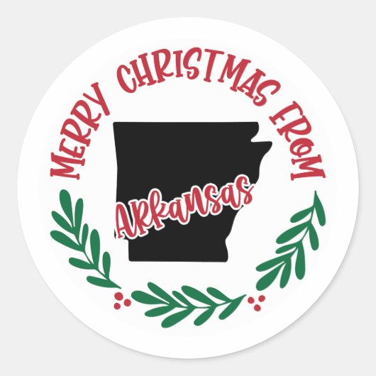 Vakantie Sticker uit Arkansas (Voorkant)