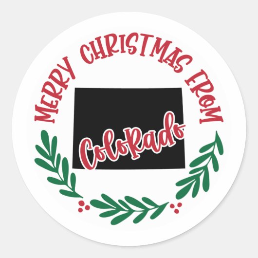 Vakantie Sticker uit Colorado (Voorkant)