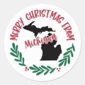 Vakantie Sticker uit Michigan (Voorkant)