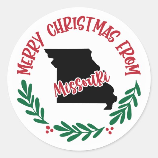 Vakantie Sticker uit Missouri (Voorkant)