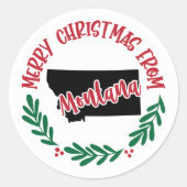 Vakantie Sticker uit Montana (Voorkant)