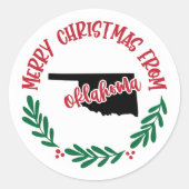 Vakantie Sticker uit Oklahoma (Voorkant)