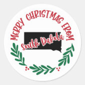 Vakantie Sticker van South Dakota (Voorkant)