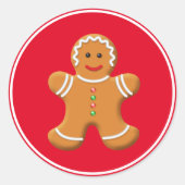 Vakantie Stickers Gingerbread Persoon (Voorkant)