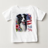 Vakantie Stijl 4 juli Patriottisch T-shirt (Voorkant)