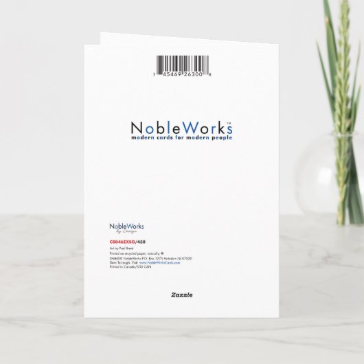 Vakantie Strand Dieren-Flamingo - Vrolijk Kerstfee Kaart (Achterkant)