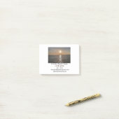 Vakantie strand oceaan huis lengtegraad breedtegra post-it® notes (Op bureau)