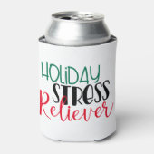 Vakantie Stress Reliever | Cool Kerst Drink Blikjeskoeler (Blikje Voorkant)