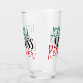 Vakantie Stress Reliever | Cool Kerst Drink Glas (Links)