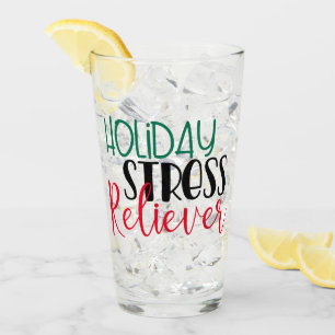 Vakantie Stress Reliever Cool Kerst Drink Glas