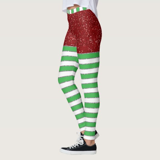 Vakantie Stripes Pop Leggings (Links)