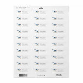 Vakantie Struikgaai Label (Full Sheet)