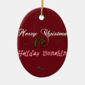 Vakantie Sunshine Collectie Keramisch Ornament (Voorkant)