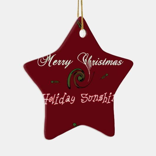 Vakantie Sunshine Collectie Keramisch Ornament (Rechts)