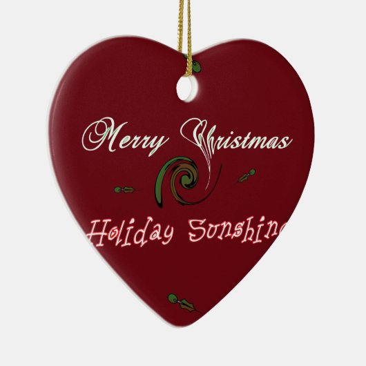 Vakantie Sunshine Collectie Keramisch Ornament (Rechts)