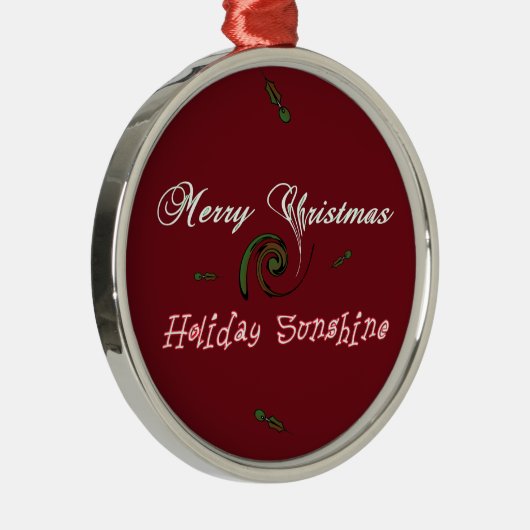 Vakantie Sunshine Collectie Metalen Ornament (Rechts)