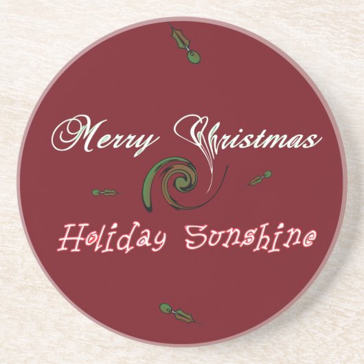 Vakantie Sunshine Collectie Zandsteen Onderzetter (Voorkant)