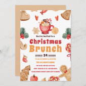 Vakantie Sweet Cake Brunch Kerstfeest Kaart (Voorkant / Achterkant)