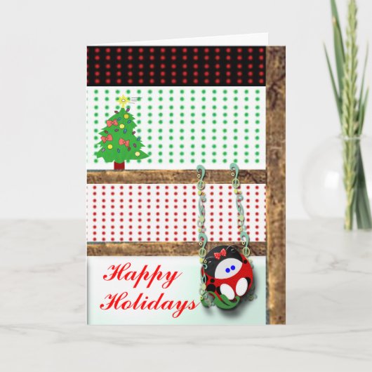 Vakantie Swinger Feestdagen Kaart (Voorkant)