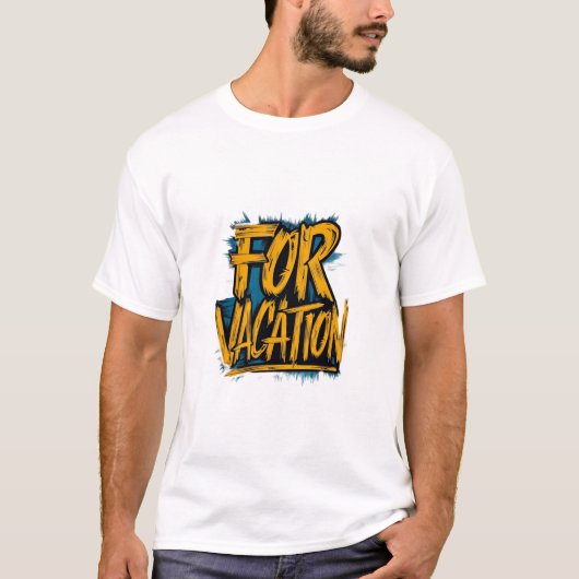 vakantie t-shirt (Voorkant)