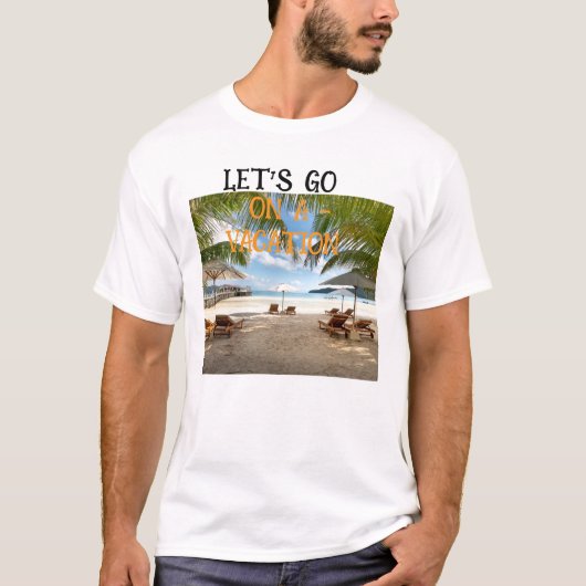 Vakantie T-shirt (Voorkant)