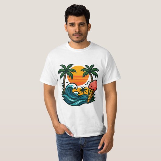 Vakantie T-shirt (Voorkant volledig)