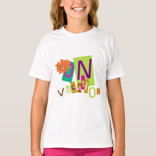 Vakantie T-shirt (Voorkant)