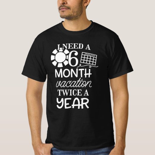 Vakantie - t-shirt (Voorkant)