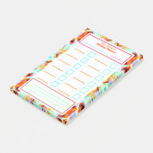 Vakantie Taakplanner Inpakken Takenlijst Cadeau Post-it® Notes (Schuin)
