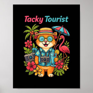 Vakantie Taf Tourist Outfit Grappige Cruise Kostuu Poster