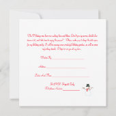 Vakantie Tea Party Uitnodiging (Achterkant)