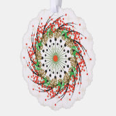 Vakantie teken papier Ornament (Links)