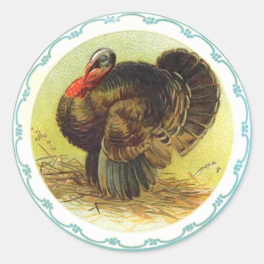  vakantie Thanksgiving Turkije Stickers (Voorkant)