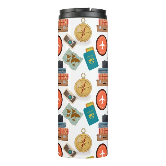  vakantie thema thermosbeker (Achterkant)