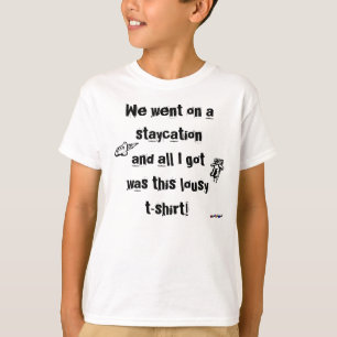 Vakantie-thuis ellendig T-shirt! T-shirt