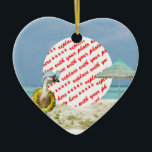 Vakantie tijd Goose Beach Scene Foto Lijst Keramisch Ornament<br><div class="desc">De Lijsten4you Store heeft fotolijsten voor feestdagen, verjaardagen, speciale gebeurtenissen of enkel voor pret. Een familielid, vrienden, huisdieren, klasgenoten, of bedrijfsfoto's kunnen aan dit punt worden toegevoegd! Gebruik de knop KLANTBEKEND IT om aan de slag te gaan en een goede pasvorm te bieden. Gelieve te klikken - LIJSTEN4You - in...</div>