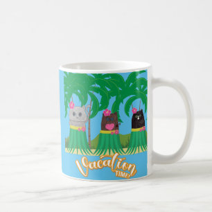 Vakantie tijd uitnodiging koffie Mok