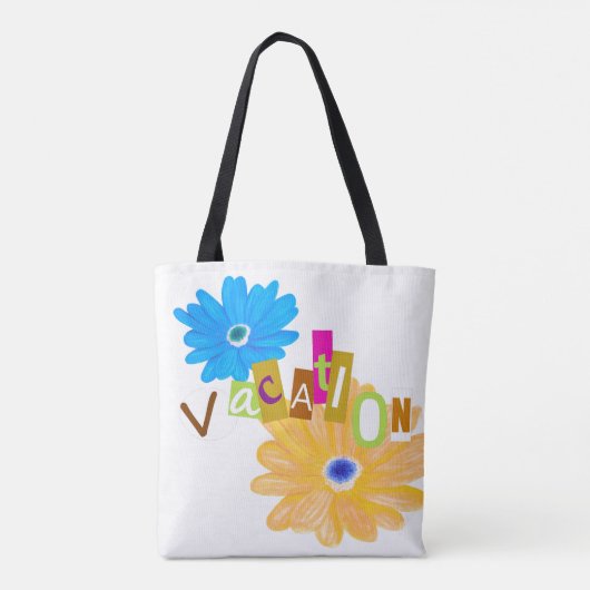 Vakantie Tote Bag (Achterkant)