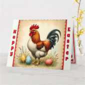  vakantie trendy Paas Collectie Kaart (Gele Bloem)