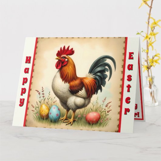  vakantie trendy Paas Collectie Kaart (Gele Bloem)