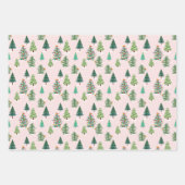 Vakantie trio cadeauverpakking inpakpapier vel (Voorkant 2)