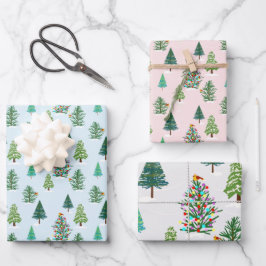 Vakantie trio cadeauverpakking inpakpapier vel