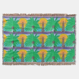 Vakantie tropisch get-a-way deken