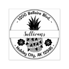 Vakantie tropische ananas  zelfinktende stempel