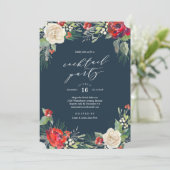 Vakantie Tuin Cocktail Party uitnodiging (Staand voorkant)