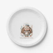 Vakantie Turkije Aangepaste tekst toevoegen Papieren Bordje (Voorkant)