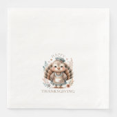 Vakantie Turkije Aangepaste tekst toevoegen Servet (Voorkant)