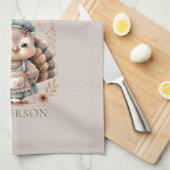 Vakantie Turkije Aangepaste tekst toevoegen Theedoek (Quarter Fold)