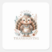 Vakantie Turkije Aangepaste tekst toevoegen Vierkante Sticker (Voorkant)